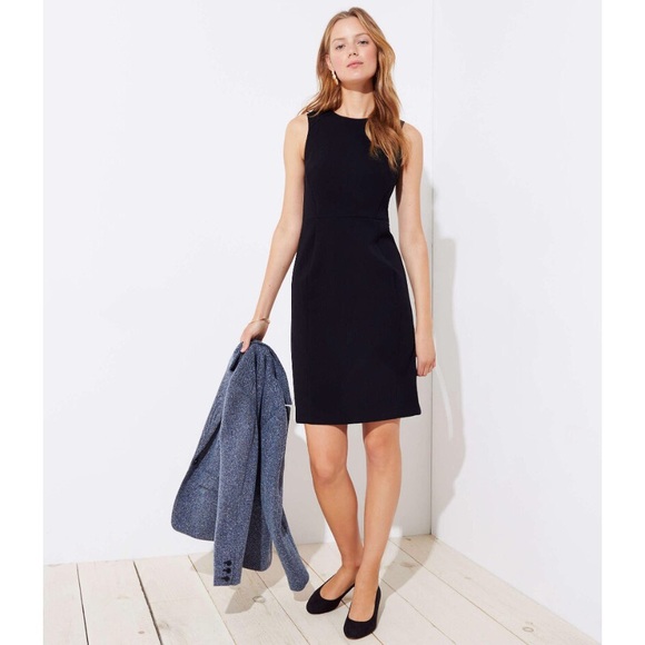LOFT Dresses & Skirts - NWOT LOFT Black Paneled Sheath Dress